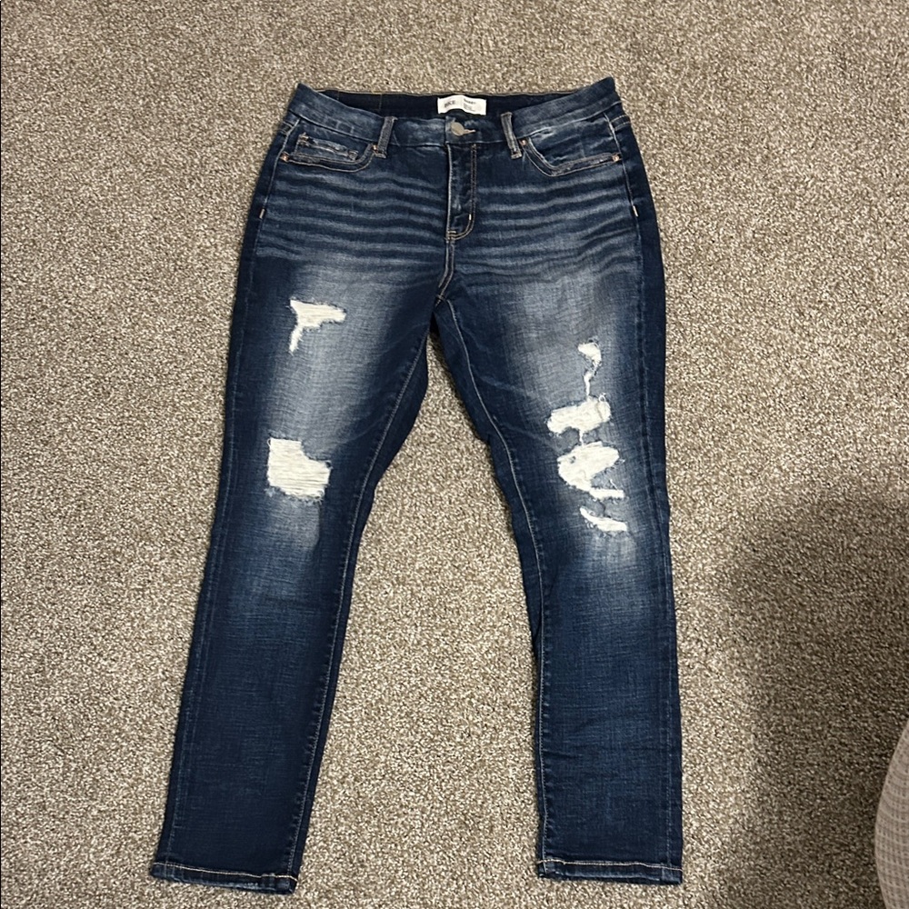 Distressed Blue Jeans: BRAND NEW!